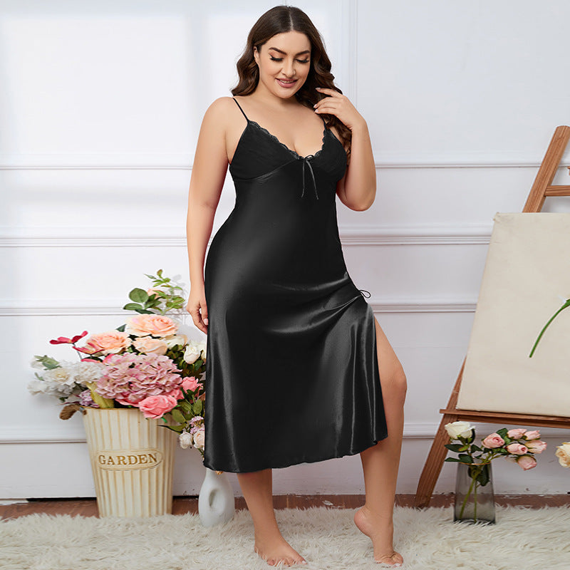 Plus Size Elegant Long Nightdress