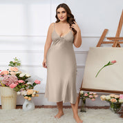 Plus Size Elegant Long Nightdress