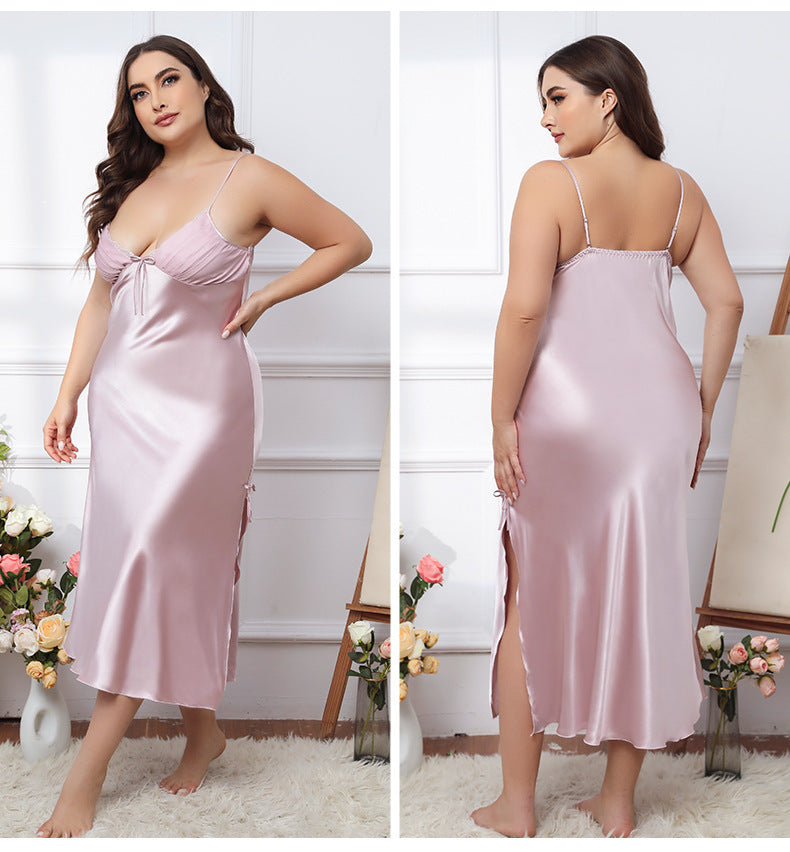 Plus Size Elegant Long Nightdress