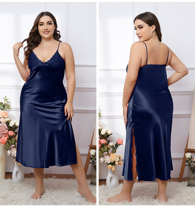 Plus Size Elegant Long Nightdress