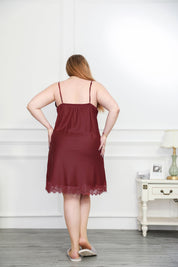 Plus Size Sexy Spaghetti Strap Nightdress