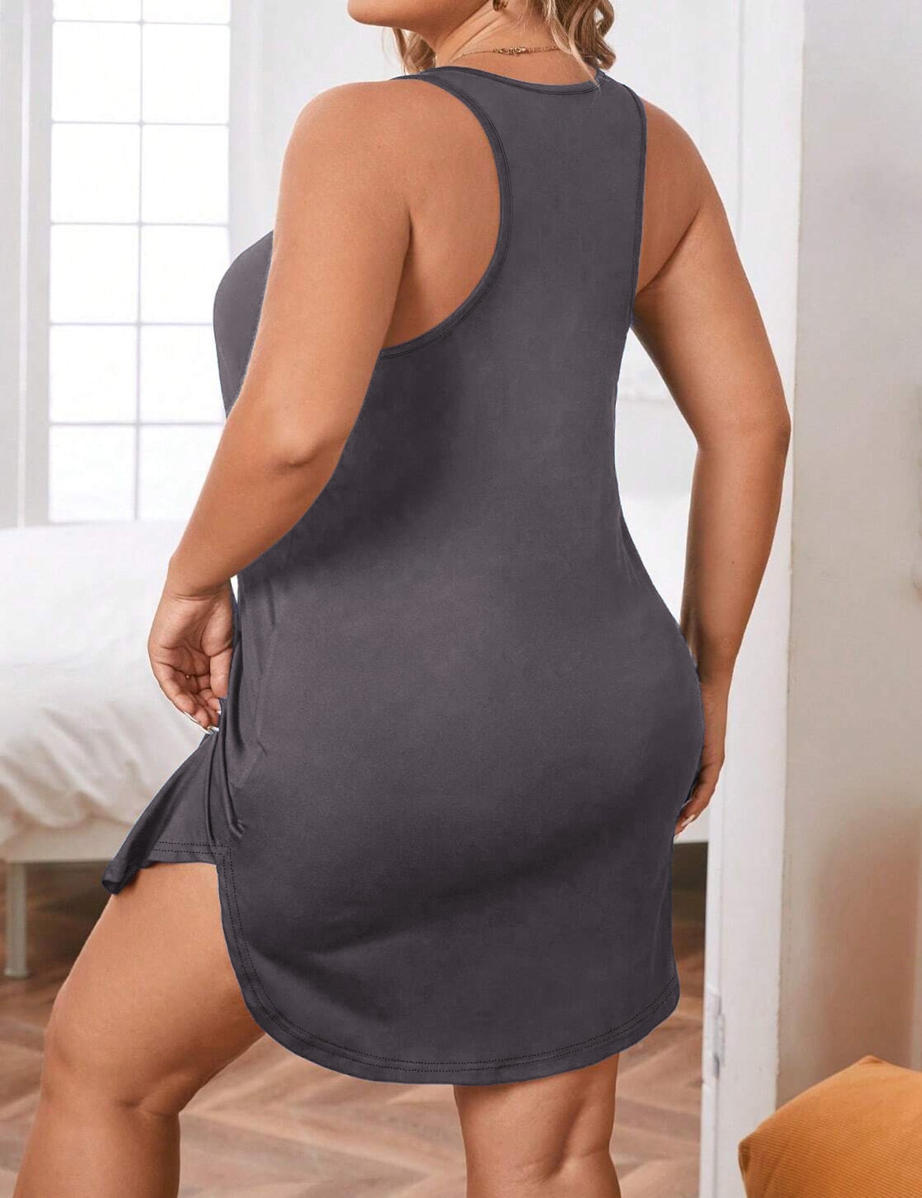 Plus Size Women's Milk Silk Camisole Sleepwear