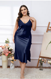 Plus Size Elegant Long Nightdress